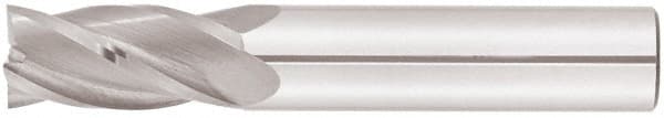 Square End Mill: 3/8'' Dia, 1'' LOC, 3/8'' Shank Dia, 3'' OAL, 4 Flutes, Solid Carbide MPN:17001617