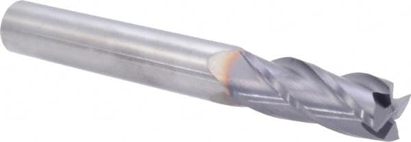 Square End Mill: 3/4'' Dia, 2'' LOC, 3/4'' Shank Dia, 6'' OAL, 4 Flutes, Solid Carbide MPN:17001631