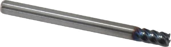 Corner Radius End Mill: 1/8