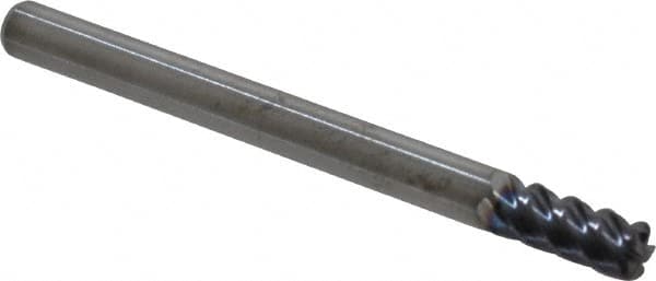 Corner Radius End Mill: 1/8