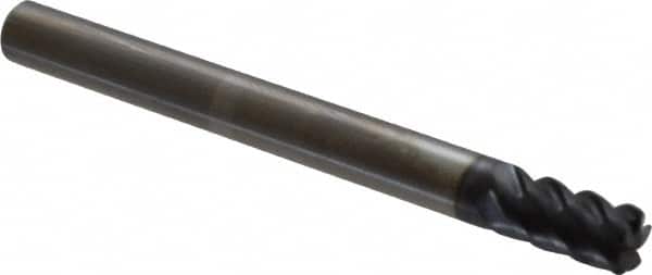 Corner Radius End Mill: 3/16