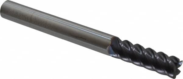 Corner Radius End Mill: 1/4