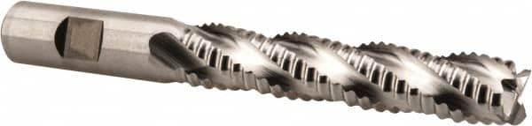 Square End Mill: 5/8'' Dia, 3-1/8'' LOC, 5/8'' Shank Dia, 5-1/4'' OAL, 4 Flutes, Cobalt MPN:17013621