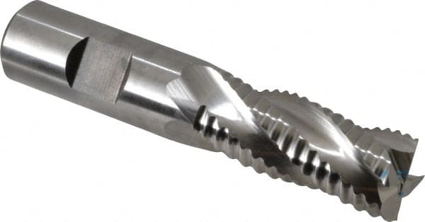 Square End Mill: 3/4'' Dia, 1-5/8'' LOC, 3/4'' Shank Dia, 3-7/8'' OAL, 4 Flutes, Cobalt MPN:17013623