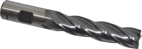 Square End Mill: 3/4'' Dia, 3'' LOC, 3/4'' Shank Dia, 5-1/4'' OAL, 4 Flutes, Cobalt MPN:17016433