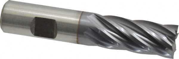 Square End Mill: 3/4'' Dia, 1-5/8'' LOC, 3/4'' Shank Dia, 3-7/8'' OAL, 6 Flutes, Cobalt MPN:17016435