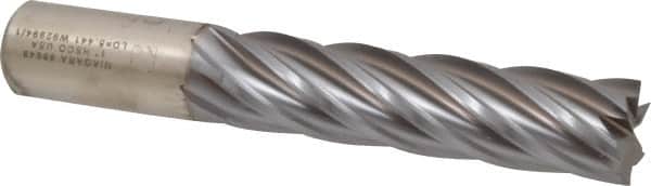 Square End Mill: 1'' Dia, 4'' LOC, 1'' Shank Dia, 6-1/2'' OAL, 6 Flutes, Cobalt MPN:17016445