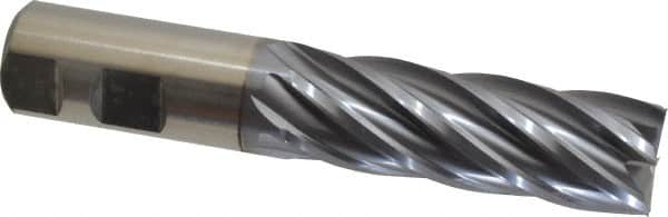 Square End Mill: 1'' Dia, 3'' LOC, 1'' Shank Dia, 5-1/2'' OAL, 6 Flutes, Cobalt MPN:17016447