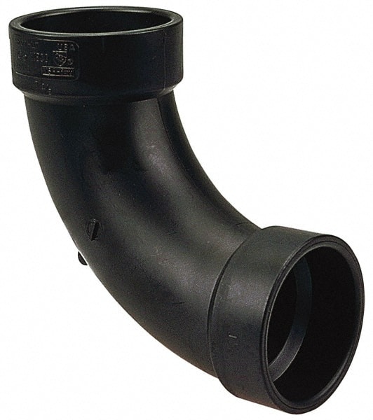 Drain, Waste & Vent 90 deg; Long Radius Elbow: 3