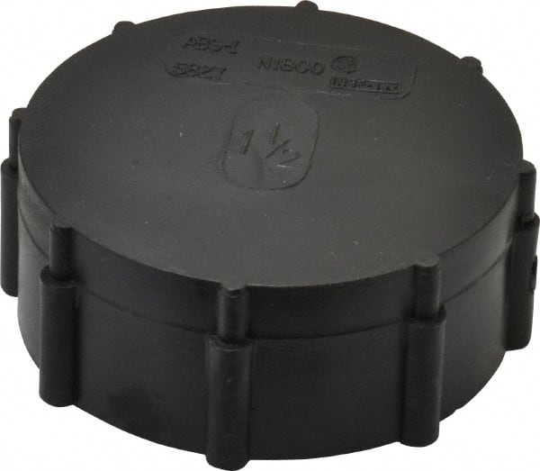Drain, Waste & Vent End Cap: 1-1/2