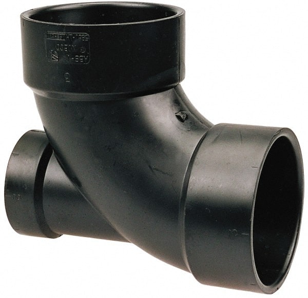 Drain, Waste & Vent 90 deg; Elbow with Low Heel Inlet: 3 x 3 x 1-1/2