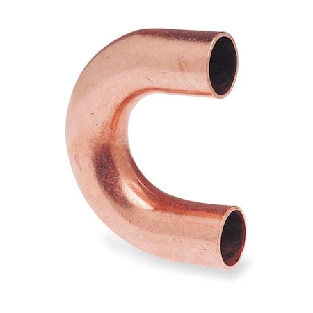 ReturnBend, Copper, Cup1/2in, FTG1/2in MPN:638 1/2
