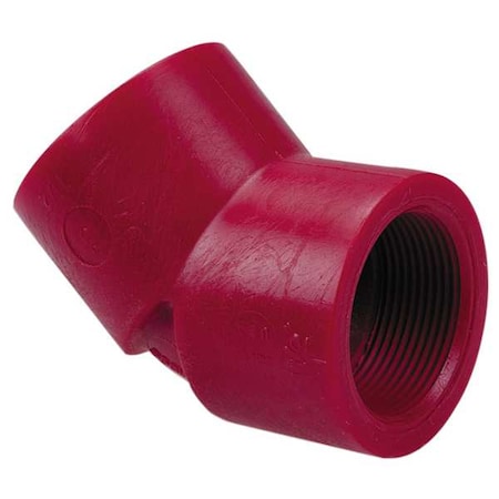PVDF, 45Elbow, 11/2inNPT, 11/2inNPT MPN:650633 11/2