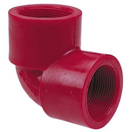 PVDF, 90 Elbow, 1 in NPT, 1 in NPT MPN:650733 1