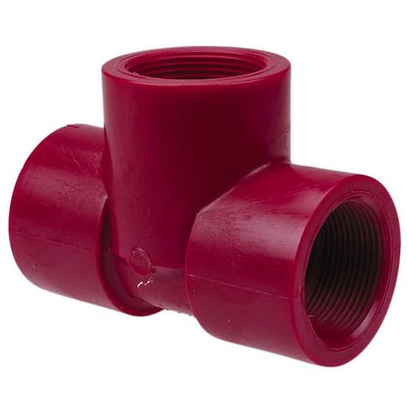 Polyvinylidene, Tee, 2inFNPT, 2inNPT, 2inNPT MPN:651233 2