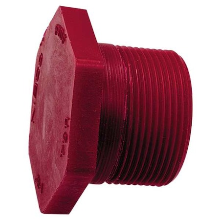 Hex Head Plug, 1 in, Schedule 80, MNPT MPN:6516-4 1