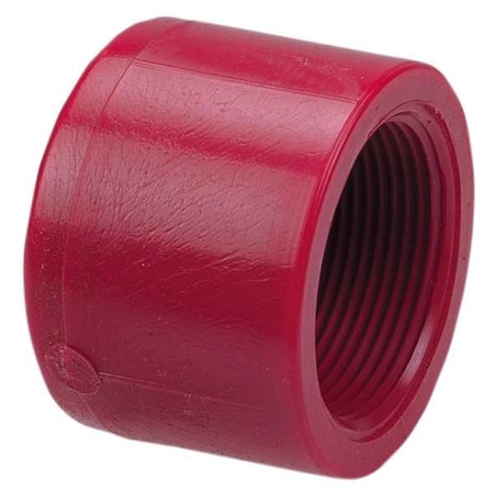 Cap, 1 1/2 in, Schedule 80, FNPT, Red MPN:6517-3 11/2