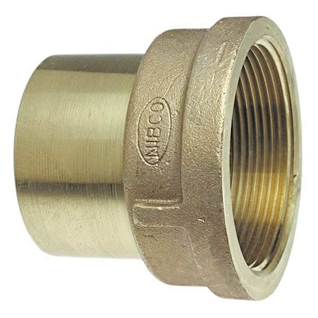 Straight, Bronze, FTG3/4in, FNPT1/2in MPN:7032R 3/4X1/2