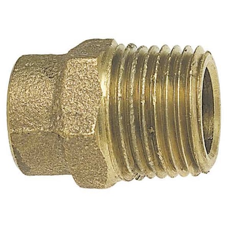 Straight, Bronze, Cup3/4in, MNPT11/4in MPN:704R-LF 3/4X11/4