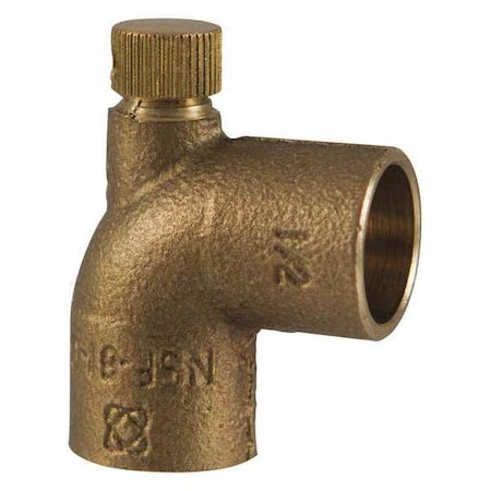 Vent Elbow, Low-Lead Cast Bronze, C x C MPN:705D-LF 1
