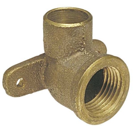 Elbow, Bronze, Cup 1/2 in, FNPT 3/8 in MPN:707-3-5R-LF 1/2X3/8