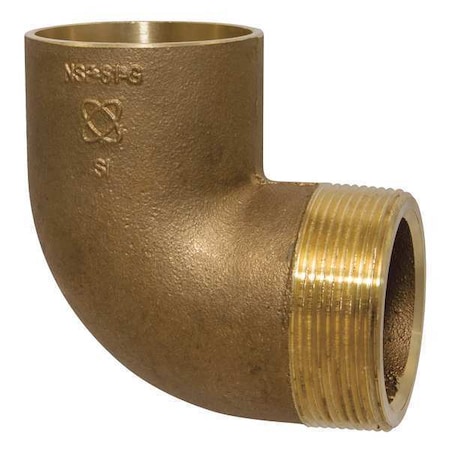 Elbow, Bronze, Cup 2 in, MNPT 2 in MPN:707-4-LF 2