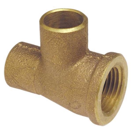 Tee, Cast Bronze, C x F x C, 1/2 x 1/2 In MPN:714 1/2
