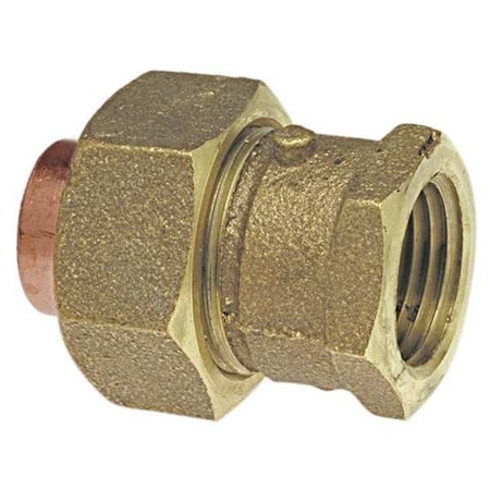 Union, Copper, Cup 1/4 in, FNPT 1/4 in MPN:7333-LF 1/4