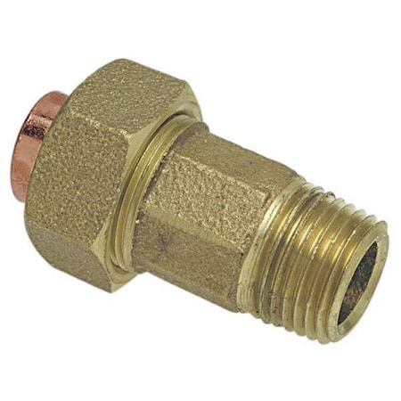 Union, Bronze, Cup 1/4 in, MNPT 1/4 in MPN:7334LF 1/4