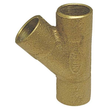 Wye, 45 Deg, 3/4 In, Low-Lead Cast Bronze MPN:749-LF 3/4