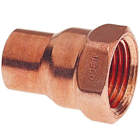 Straight, Copper, Cup3/8in, FNPT3/4in MPN:9024450