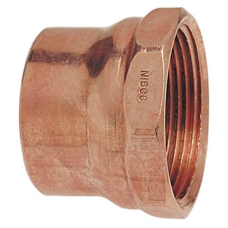 Straight, Copper, Cup 2 in, FNPT 2 in MPN:903 2