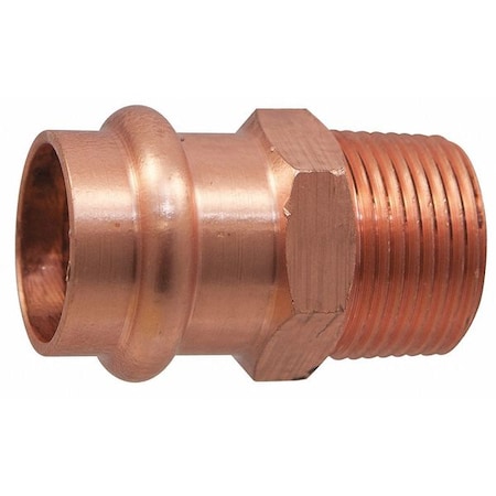 Copper, Press-fit 1 1/4 in, MNPT 1 in MPN:9031850PC
