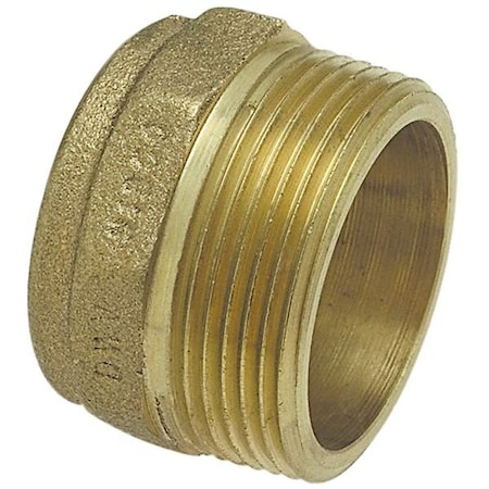 Straight, Bronze, Cup 4 in, MNPT 4 in MPN:E031000