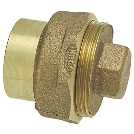 CleanoutTee, Bronze, FTG11/4in, Plug MPN:E169000