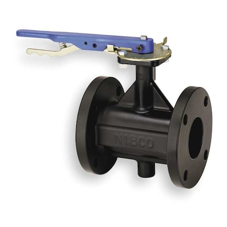 Butterfly Valve, Lever, 5 In, Cast Iron MPN:FC27653 5