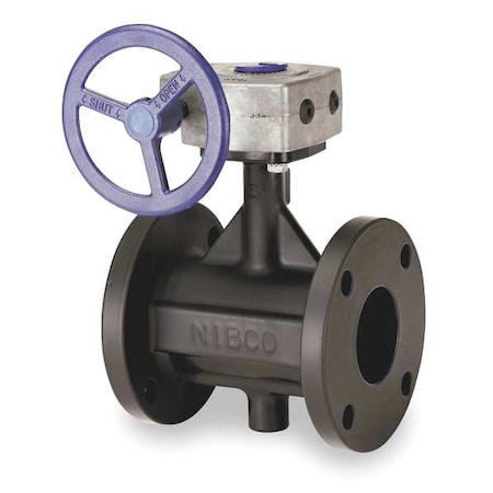Butterfly Valve, Flanged, 6In, Cast Iron MPN:FC27655 6
