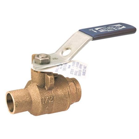 Manual 2-Way Ball Valve, Comp, Bronze MPN:S5857066 1