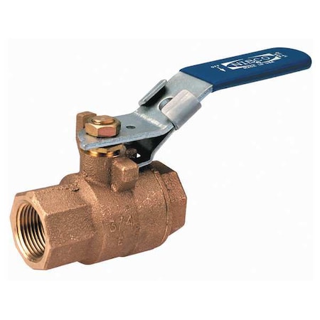 Manual 2-Way Ball Valve, NPT, Bronze MPN:T58570LL 1