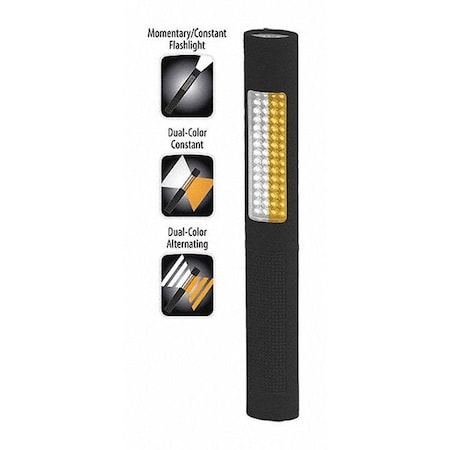 Dual Light Flashlight, Black, 150 lm MPN:NSP-1176
