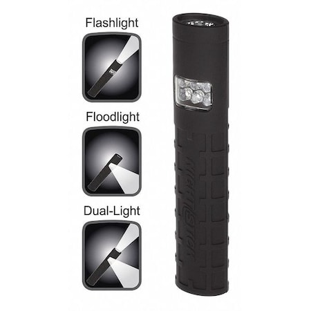 Pocket Flashlight, LED, Black, PK4 MPN:NSP-1400B