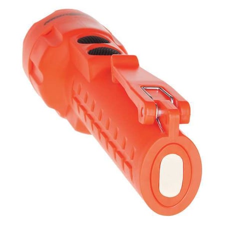 Red LED Industrial Handheld Flashlight, Alkaline AA, 235/130/110lm MPN:NSP-2422R