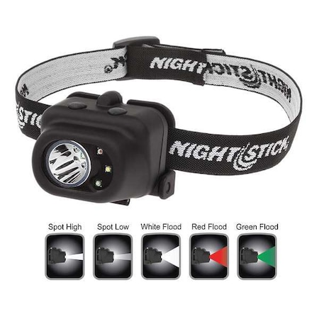 Industrial Headlamp, LED, Black MPN:NSP-4610B