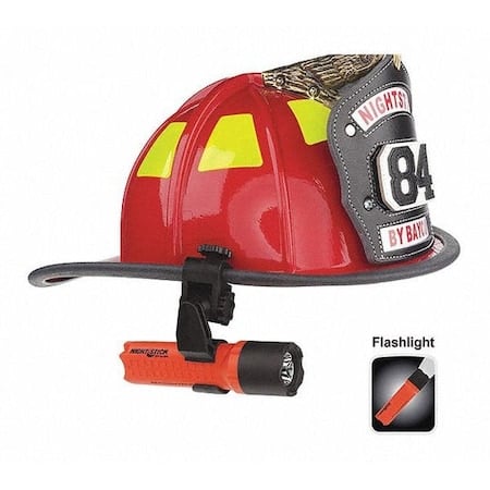 Flashlight Helmet Mnt, Nylon, Red, 200lm MPN:XPP-5418RX-K01