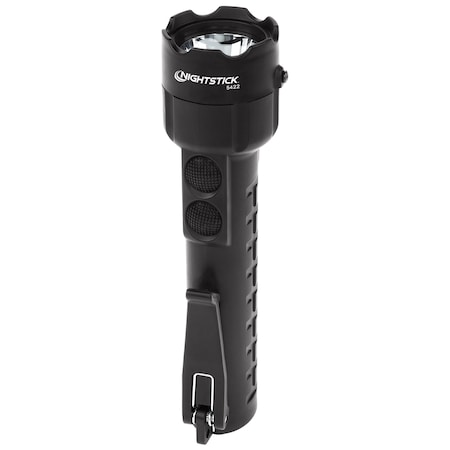 Black LED Industrial Handheld Flashlight, Alkaline AA, 240/120lm MPN:XPP-5422B