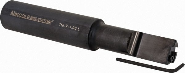 Indexable Grooving-Cutoff Toolholder: THI-1.00 LH, 1-1/4