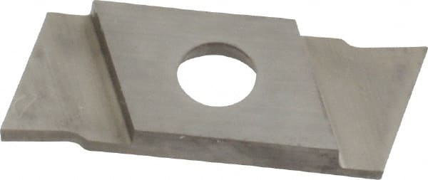 Cutoff Insert: GIE-7-GP-1.0 R-R C2, Carbide, 1 mm Cutting Width MPN:GIE7GP1.OR-R C2