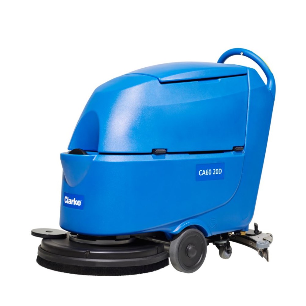Clarke CA60 Compact Walk-Behind Floor Scrubber, 20in Diameter MPN:56385413