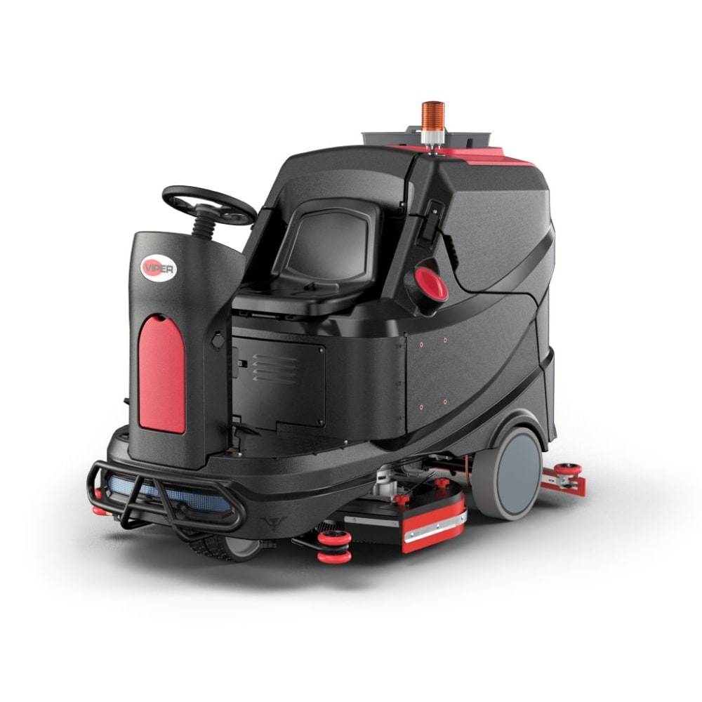 Nilfisk Viper AS1050R-312 Disc Battery-Powered Ride-On Floor Scrubber, 39in Diameter MPN:AS1050R-312