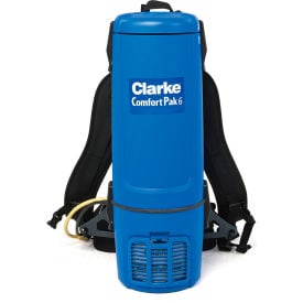 Clarke® Comfort Pak Backpack Vacuum W/Tool Kit 1-1/2 Gallon Cap. 906 0610 010